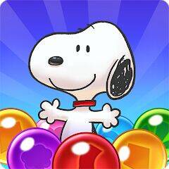 Скачать взломанную Bubble Shooter - Snoopy POP! [Бесплатные покупки] MOD apk на Андроид