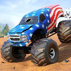 Скачать взломанную Fearless US Monster Truck Game [Бесплатные покупки] MOD apk на Андроид