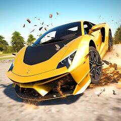 Скачать взломанную Car Crash: 3D Mega Demolition [Бесплатные покупки] MOD apk на Андроид