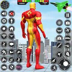 Скачать взломанную Rope Hero: Spider Hero Games [Бесплатные покупки] MOD apk на Андроид