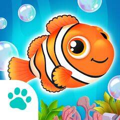 Скачать взломанную Аквариум с рыбками для малышей [Много денег] MOD apk на Андроид