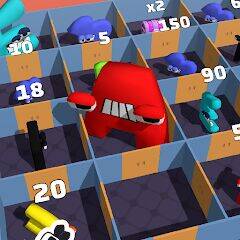 Скачать взломанную Alphabet Battle: Room Maze [Много монет] MOD apk на Андроид