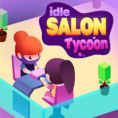 Скачать взломанную Idle Beauty Salon Tycoon [Много монет] MOD apk на Андроид