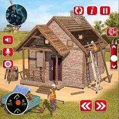 Скачать взломанную Cтроительства деревянного дома [Много монет] MOD apk на Андроид