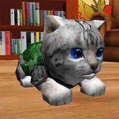 Скачать взломанную Cute Pocket Cat 3D [Бесплатные покупки] MOD apk на Андроид