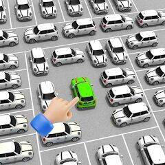 Скачать взломанную Parking Jam Unblock: Car Games [Много денег] MOD apk на Андроид