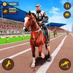 Скачать взломанную лошадь гоночный игры 3д [Бесплатные покупки] MOD apk на Андроид