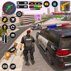 Скачать взломанную Полицейская машина США игры [Много денег] MOD apk на Андроид
