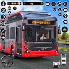 Скачать взломанную Bus Simulator 3D: Bus Games [Много монет] MOD apk на Андроид