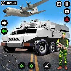 Скачать взломанную Армейский грузовой транспорт [Бесплатные покупки] MOD apk на Андроид