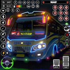 Скачать взломанную Bus Simulator 2022 Bus Game 3D [Много монет] MOD apk на Андроид