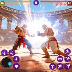 Скачать взломанную Kung Fu Karate Fight Offline [Бесплатные покупки] MOD apk на Андроид