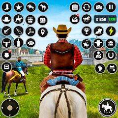 Скачать взломанную Horse Riding Rivals Horse Race [Много монет] MOD apk на Андроид