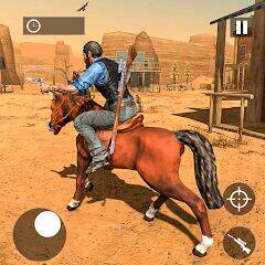 Скачать взломанную West Cowboy - Gunfighter Game [Мод меню] MOD apk на Андроид