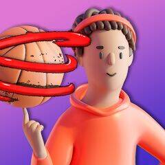 Скачать взломанную Draw Basket 3D [Много монет] MOD apk на Андроид