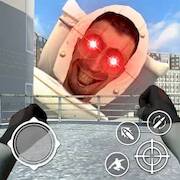 Скачать взломанную Toilet Shooter FPS: Mafia City [Много денег] MOD apk на Андроид