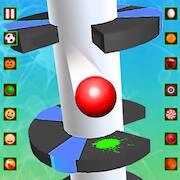 Скачать взломанную Helix Stack Jump : Helix Game [Бесплатные покупки] MOD apk на Андроид