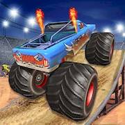 Скачать взломанную Monster Truck : Dirt Stunts [Бесплатные покупки] MOD apk на Андроид