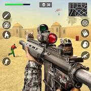 Скачать взломанную Армия игр с оружием: стрелялки [Бесплатные покупки] MOD apk на Андроид
