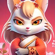 Скачать взломанную Kitsune AFK Hero:Cute Idle RPG [Много денег] MOD apk на Андроид