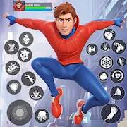 Скачать взломанную Spider Rope Hero: Gang War [Много денег] MOD apk на Андроид