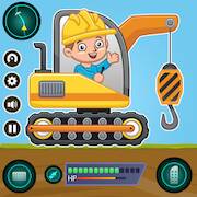 Скачать взломанную Kids Construction Trucks Games [Мод меню] MOD apk на Андроид