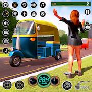 Скачать взломанную Tuk Tuk Rickshaw Driver 2023 [Много монет] MOD apk на Андроид