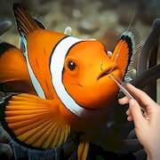 Скачать взломанную Fish Tank Clean: Aquarium Sim [Много монет] MOD apk на Андроид