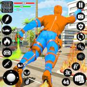 Скачать взломанную Super Rope Hero Game [Бесплатные покупки] MOD apk на Андроид