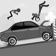 Скачать взломанную Stickman Car Destruction Games [Мод меню] MOD apk на Андроид