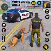 Скачать взломанную US Police Dog City Crime Chase [Много денег] MOD apk на Андроид