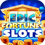 Скачать взломанную Epic Fortunes Slots Casino [Много монет] MOD apk на Андроид
