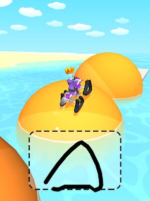 Скачать взломанную Scribble Rider! [Бесплатные покупки] MOD apk на Андроид