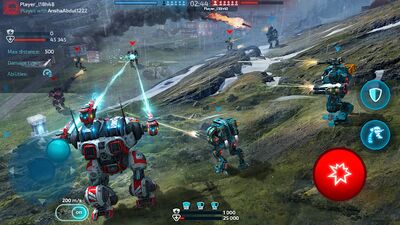 Скачать взломанную Robot Warfare: Битва Pоботов [Мод меню] MOD apk на Андроид