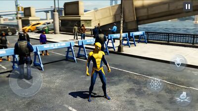 Скачать взломанную Spider Rope Hero, City Battle [Много денег] MOD apk на Андроид