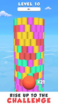 Скачать взломанную Tower Color (Цветная Башня) [Много денег] MOD apk на Андроид