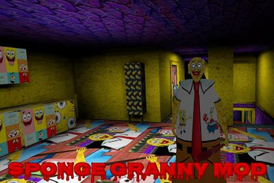 Скачать взломанную Sponge Granny Mod: Chapter 2 [Бесплатные покупки] MOD apk на Андроид