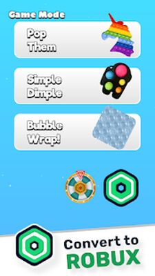 Скачать взломанную Pop It and Bubble Wrap - Robux - Roblominer [Мод меню] MOD apk на Андроид