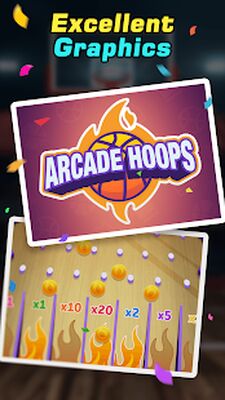 Скачать взломанную Arcade Hoops [Бесплатные покупки] MOD apk на Андроид