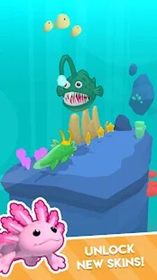 Скачать взломанную Axolotl Rush [Мод меню] MOD apk на Андроид