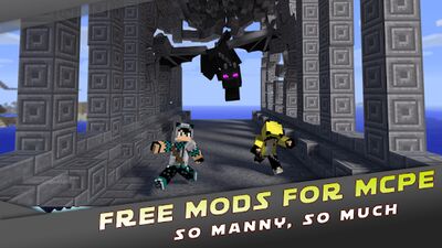 Скачать взломанную Mods for Minecraft PE by MCPE [Много денег] MOD apk на Андроид