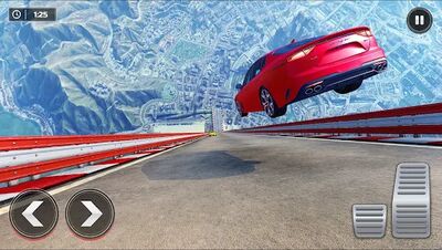Скачать взломанную Superhero Mega Ramp Car Stunt [Бесплатные покупки] MOD apk на Андроид