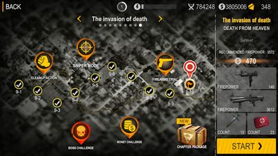 Скачать взломанную Death City : Zombie Invasion [Мод меню] MOD apk на Андроид