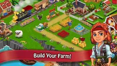Скачать взломанную Farm Day Village фермер: Offline игры [Много денег] MOD apk на Андроид