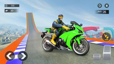 Скачать взломанную Superhero Bike Stunt GT Racing [Мод меню] MOD apk на Андроид