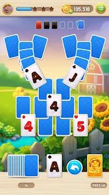 Скачать взломанную Solitaire Tripeaks - Farm Story [Мод меню] MOD apk на Андроид