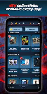 Скачать взломанную Marvel Collect! by Topps® Card Trader [Много монет] MOD apk на Андроид
