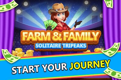 Скачать взломанную Solitaire Tripeaks: Farm and Family [Много монет] MOD apk на Андроид