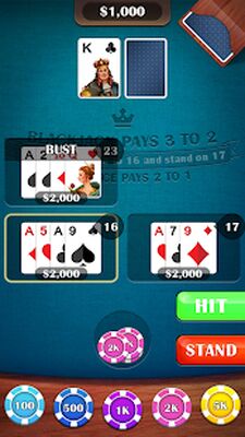 Скачать взломанную Blackjack 21: casino card game [Мод меню] MOD apk на Андроид