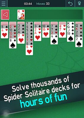 Скачать взломанную Spider Solitaire - Classic Solitaire Card Games [Бесплатные покупки] MOD apk на Андроид